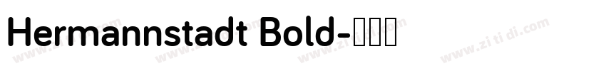 Hermannstadt Bold字体转换